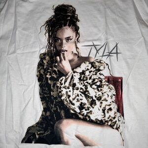 Tyla Cheetah Coat Tee woman’s Size XXL